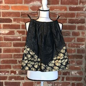 Genuine Vintage 80’s Leather Mini Skirt